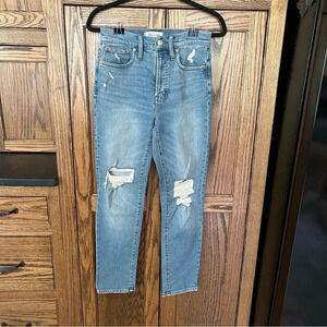 Madewell | The Perfect Vintage Jean Ripped in Denman Wash | Women’s Size 25